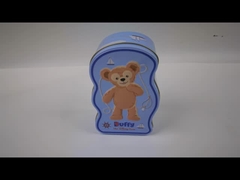 Contenant en étain métallique personnalisé pour emballage de stockage en étain personnalisé