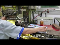 Commercialisation en gros de contenants en fer blanc en métal imprimé en CMYK et en fer blanc recyclable